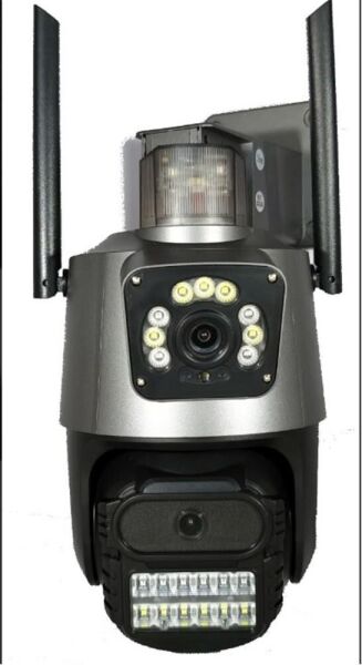 Apronx APX-WP242 6Mp 2.8mm Çift Kamera 19 Led Wifi PTZ