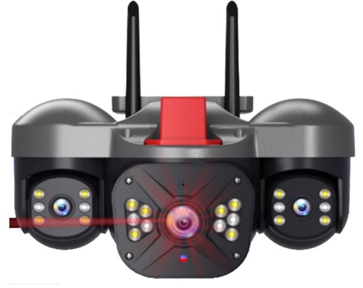 Apronx APX-WP332 6Mp 2.8mm-3.6mm Üç Kamera 22 Led Wifi PTZ