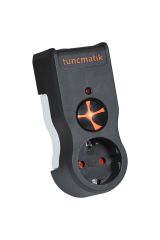 Tunçmatik TSK5079 1li Enerji Koruma Powersurge 1li Siyah priz 525 JOULE