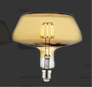 Horoz Ginza-8 Led Ampul 2400K 8W Flament