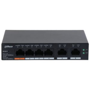 DAHUA CS4006-4GT-60 4 PORT 4XGE-2XGE YÖNETİLEBİLİR 60W POE SWİTCH