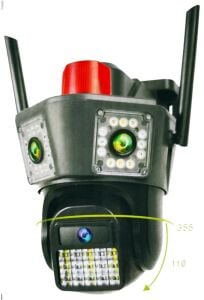 Apronx APX-WPG490 9Mp 3.6mm Üç Kamera 42 Led Wifi PTZ