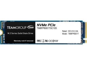Team MP33 256GB 1600/1000MB/s NVMe PCIe Gen3x4 M.2 SSD Disk (TM8FP6256G0C101)