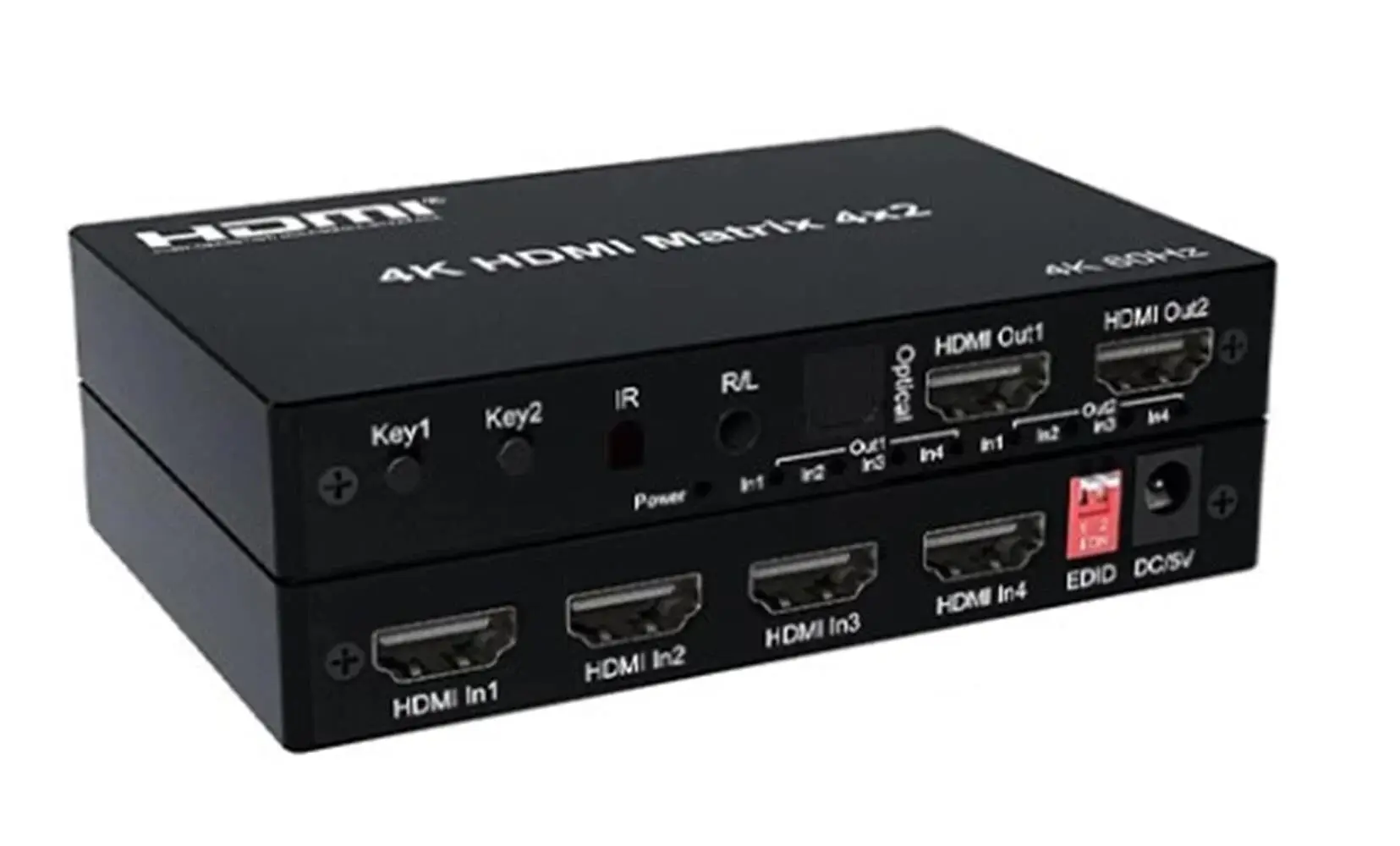 Nova HDMI 4×2 Matrix Switch 4K 60 Hz
