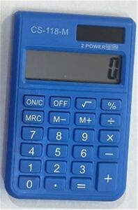 CSL CS-118-M Mavi 8 Hane Cep Tipi Hesap Makinesi