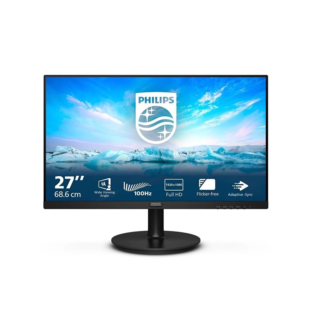 Philips 27'' 271V8LAB-00 4ms 100Hz 1920x1080 FullHD VGA HDMI Multimedya (VESA) Siyah Monitör