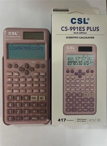 CSL CS-991ES PLUS-PINK Pembe Fonksiyonel Hesap Makinesi