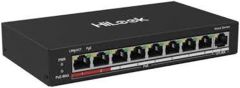 Hılook NS-0109P-60(B) 8 Port 10-100-1000 8 Port PoE 60W +1 Port Megabit Uplink Poe Switch