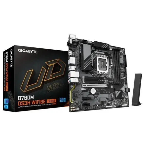 GIGABYTE B760M DS3H WIFI6E GEN5 HDMI VGA DP 1700P