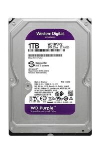 Wd 1Tb WD11PURZ 3.5 Purple Sata3 5400RPM 64MB 7-24 Guvenlık Harddisk (3 Yıl Resmı Dıst Garantılı)