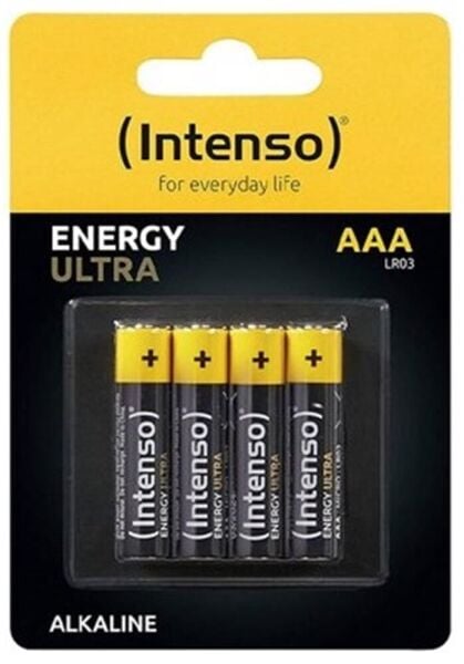 İntenso PBIN-557 LR03 AAA Boy Ultra Alkalin İnce Kalem Pil 4'lü Paket