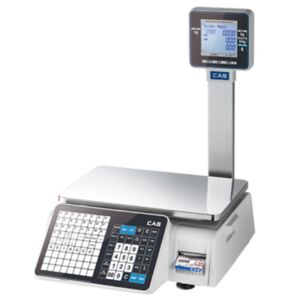 CAS CL3000 15KG 202DPI DİREKT TERMAL ETHERNET LCD EKRAN BOYUNLU BARKODLU TERAZİ