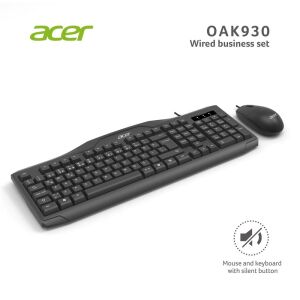 Acer OAK920 1.8m Kablolu Klavye-Tek Tuş Hesap Makinalı Siyah