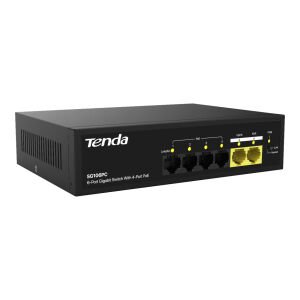 TENDA SG106PC 6 PORT GIGABIT 10/100/100 POE SWITCH