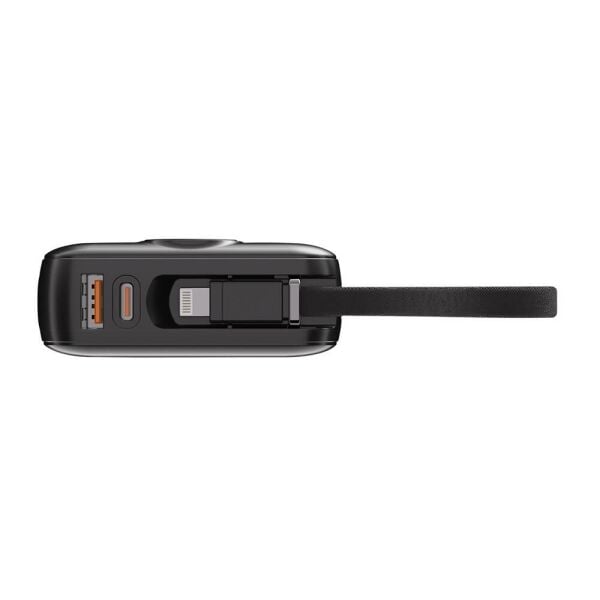 S-link G450 20000mAh PD45W+QC3.0 Dahili Kablolu Siyah LCD Taşınabilir Pil Şarj Cihazı Powerbank