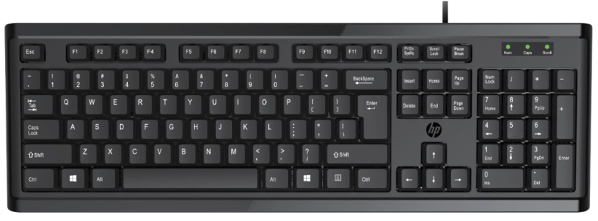 HP 6CB78PA K10 Kablolu Klavye