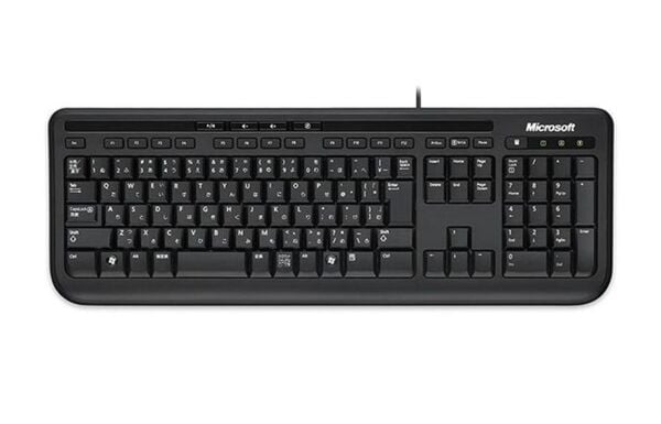 Microsoft Siyah Hebrew Layout Kablolu Klavye (ANB-00015) (İthalatcı Garantili)