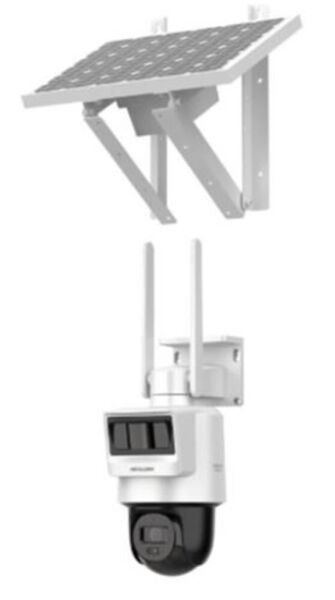 Hilook PTZ-N2C400I-K-4G-C05S10 4 Mp 4 mm Lens 4G Sim Kartlı Solar Pt İp Kamera