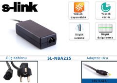 S-link SL-NBA225 19V 3.42A 1.7mm-4.0mm Standart  Adaptörü