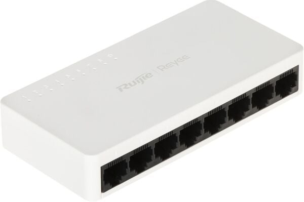 Ruijie Reyee RG-ES08F 8 Portlu, 10-100 Fast Ethernet Tak Çalıştır Switch Plastik Kasa
