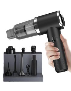 Snapron SNV-3000 17000PA 2in1 Güçlü Vakum Ve Üflemeli Şarjlı Katlanabilir Elektrikli Araç Süpürgesi