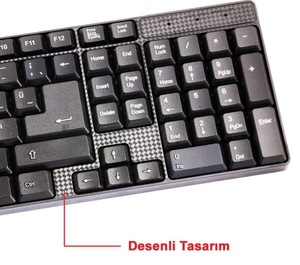 Elba EK-020 F Usb Siyah Türkçe Kablolu Standart Klavye (1.8Mt Kablo Uzunluğu)