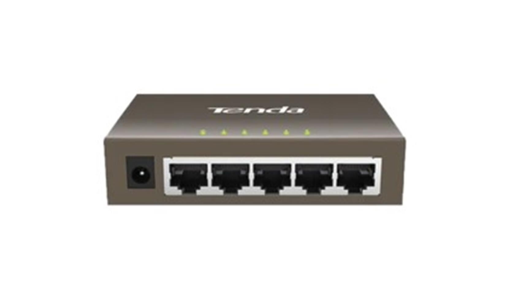 Tenda TEG1005M 5 Port 10-100-1000 Mbps Switch Metal Kasa