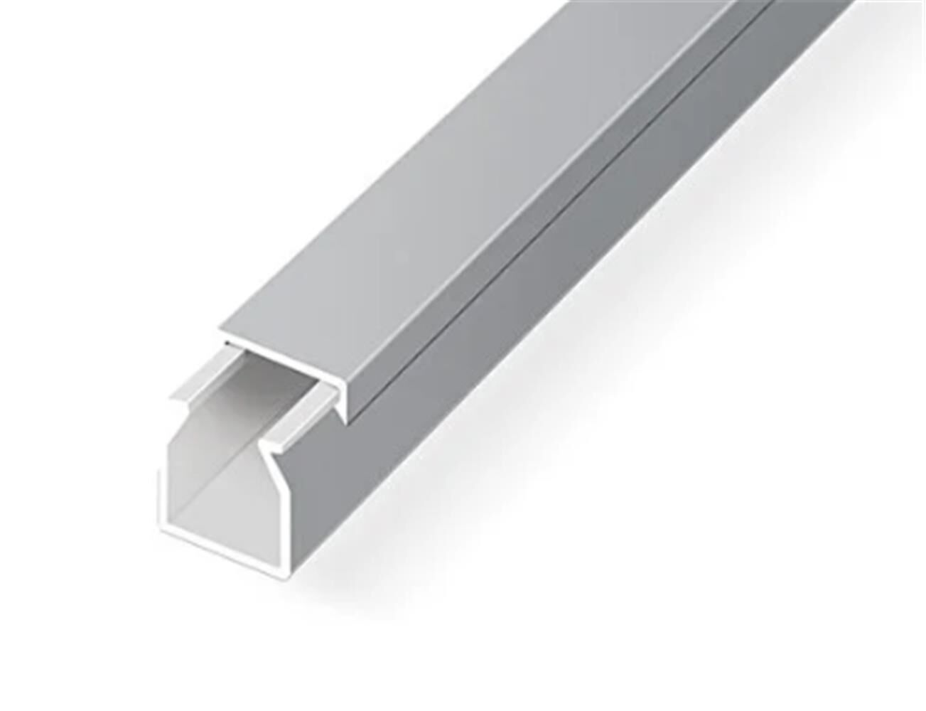 Mutlusan Kablo Kanalı 12 X12 Metalik Gri Yapışkanlı 2mt (001 155 012012 20 56 )