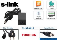 S-link sl-nba410 45W 19V 2.37A 6.3-3.0 Toshıba Notebook Adaptörü