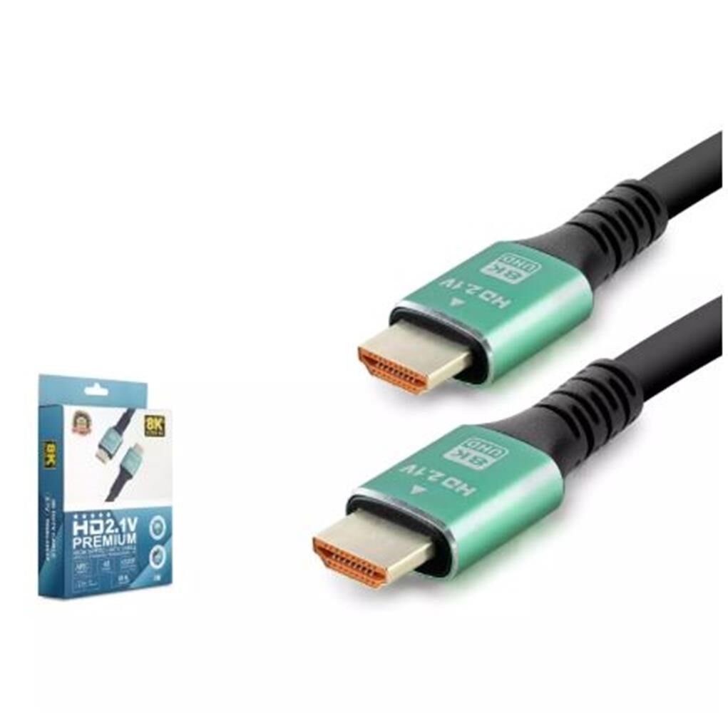 HADRON HDX2044 HDMI KABLO PVC 8K 60HZ 2.1V OPTIC OD8.0 1.5M SİYAH