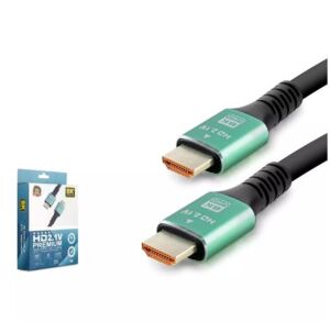 HADRON HDX2044 HDMI KABLO PVC 8K 60HZ 2.1V OPTIC OD8.0 1.5M SİYAH