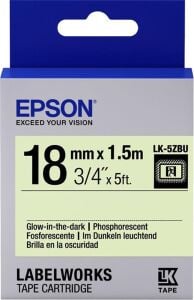 Epson LK-4YBP Pastel Sarı Üzeri Siyah 12mm 9Metre Etiket