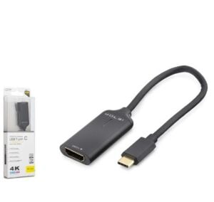 iETOP HDX7898 Type-C to HDMI Görüntü Dönüştürücü 4K 30Hz 20 cm Siyah