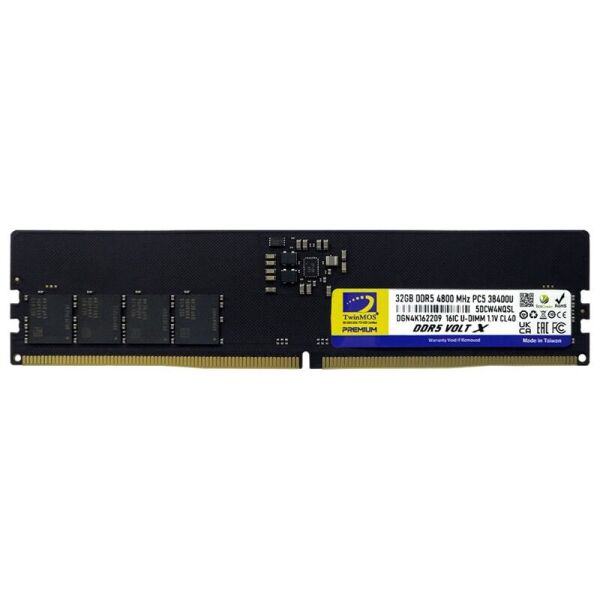 32 GB DDR5 4800MHZ TWINMOS CL40 DT TMD532GB4800U40