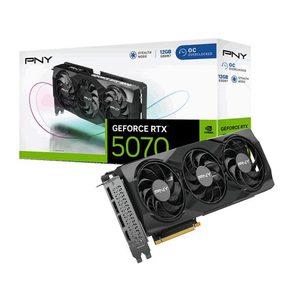 PNY RTX 5070 OC 12GB GDDR7 192Bit (VCG507012TFXPB1-O) Ekran Kartı