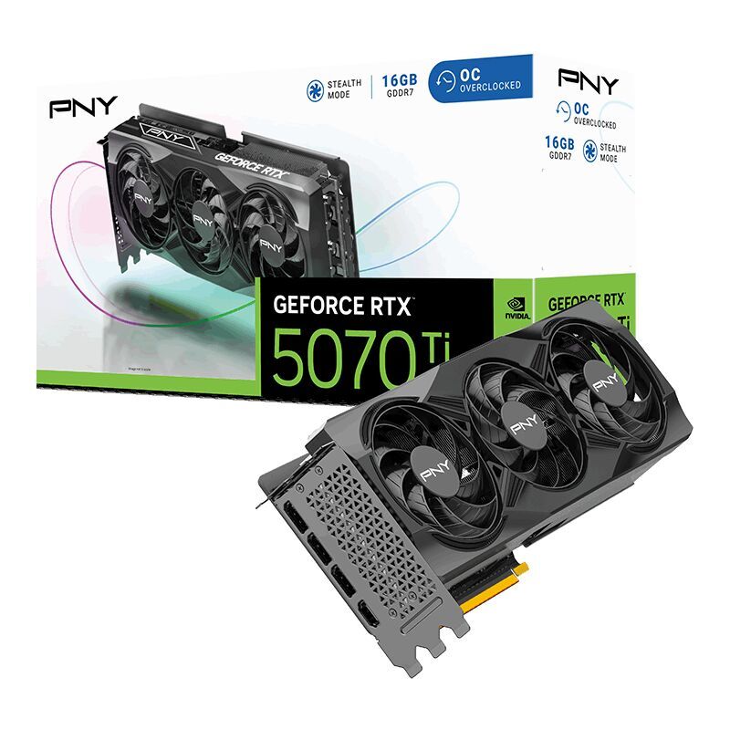 PNY RTX 5070 Ti OC 16GB GDDR7 256Bit (VCG5070T16TFXPB1-O) Ekran Kartı