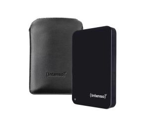Intenso 4TB 2.5'' USB 3.0 Taşınabilir Disk Siyah (6023512) + Deri Taşıma Kılıfı
