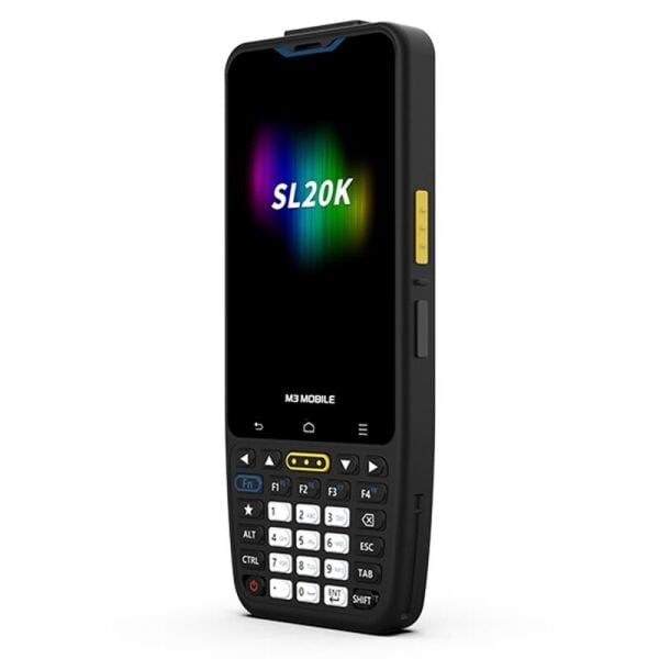 M3 MOBILE SL20K X/W 2D KAREKOD ANDR.13 4GB/64GB 13MP WIFI+BLUET. 4'' TUŞLU EKRAN EL TERMİNALİ (KILIF+E.KORUYUCU)