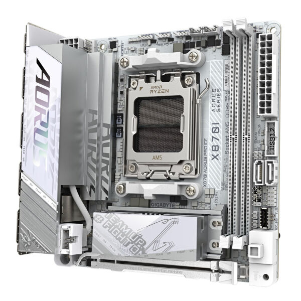 GIGABYTE ANAKART AM5 MINI-ITX X870I AORUS PRO ICE