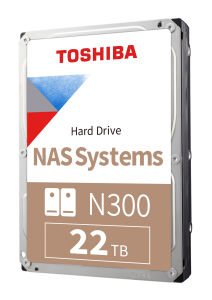 22TB TOSHIBA N300 RV 7200RPM 512MB HDWG62CUSZVA