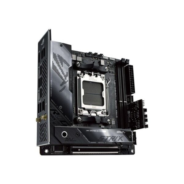 ASUS ROG STRIX X670E-I GAMING WIFI DDR5 8000MHZ 1XHDMI 2XUSB-C 2XM.2 AM5 MITX (AMD 9000/8000/7000 SERİLERİ İLE UYUMLU)
