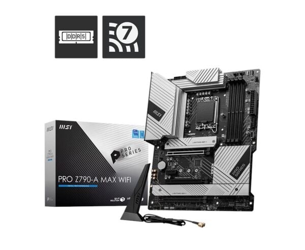 Msi Pro Z790-A MAX WiFi 7800mhz(OC) M.2 1700p ATX DDR5 Anakart