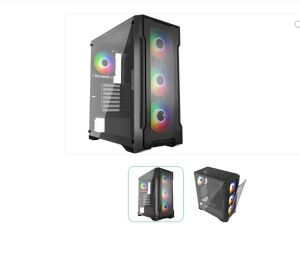 GameBooster FALCON GB-A750B 750w 80+ Bronze USB 3.0 Mesh ARGB ATX Mid Tower Gaming Kasa