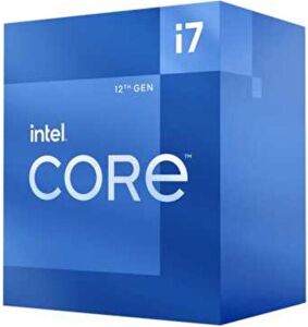 Intel Core i7 12700 2.10GHz 25MB Önbellek LGA1700 Soket UHD 770 Graphics 10nm Kutulu Box İşlemci