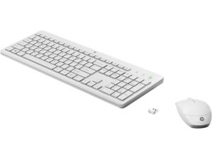 HP 230 3L1F0AA Kablosuz Klavye & Mouse Kombo Beyaz 1600dpı (2 x AAA (keyboard); 1 x AA (mouse)