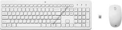 HP 230 3L1F0AA Kablosuz Klavye & Mouse Kombo Beyaz 1600dpı (2 x AAA (keyboard); 1 x AA (mouse)