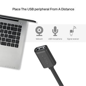 UNITEK USB-A(M) TO USB-A(F) UZATMA KABLO 1.5MT (Y-C449GBK)