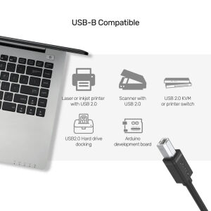 UNITEK USB-A TO USB-B YAZICI KABLO 3MT (Y-C420GBK)