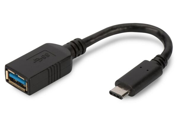 Digitus AK-300315-001-S 0,15M USB to Tip-C Çevirici