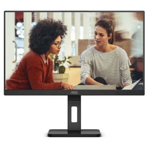 27 AOC 27E3QAF IPS 4MS 75MHZ 1XVGA 1XHDMI 1XDP FHD 1920X1080 HOPARLÖR YÜKSEKLİK AYARI ÇERÇEVESİZ PIVOT VESA SİYAH